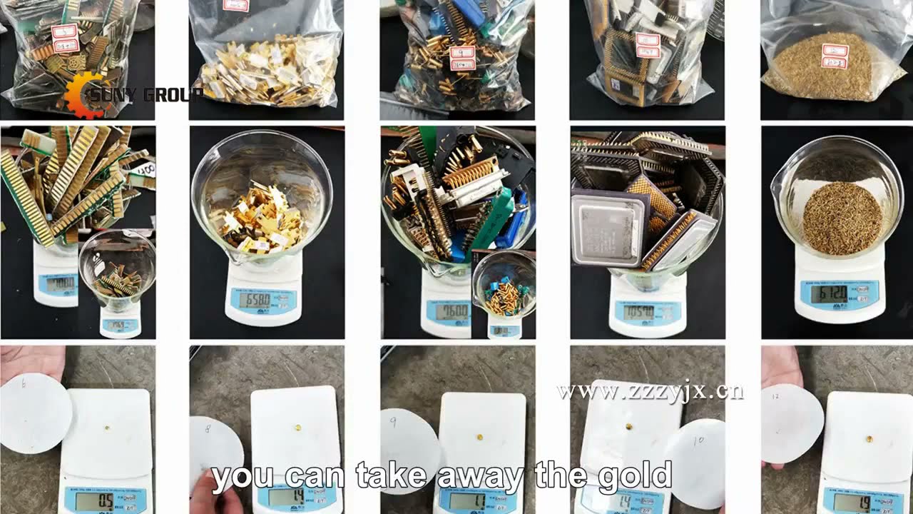 E waste Recycling Plant   PCB Board Recycling and Gold Refining Process Suny Group