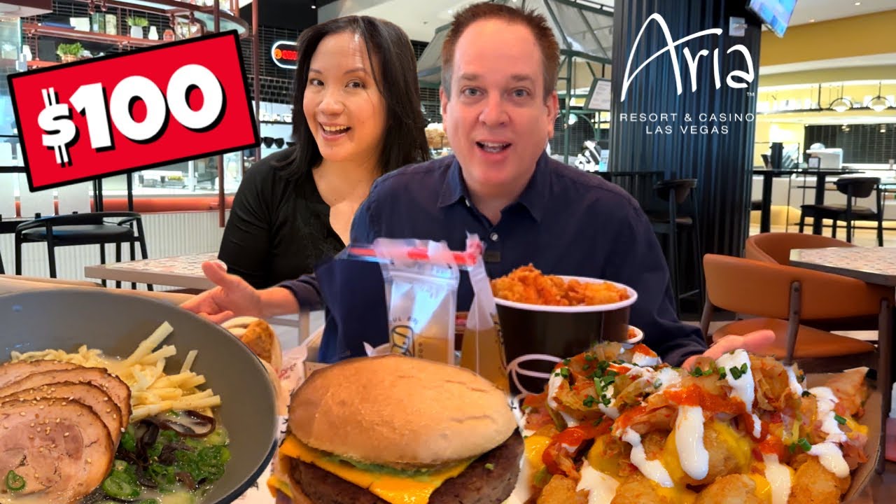 Aria Las Vegas Food Court $100 Challenge