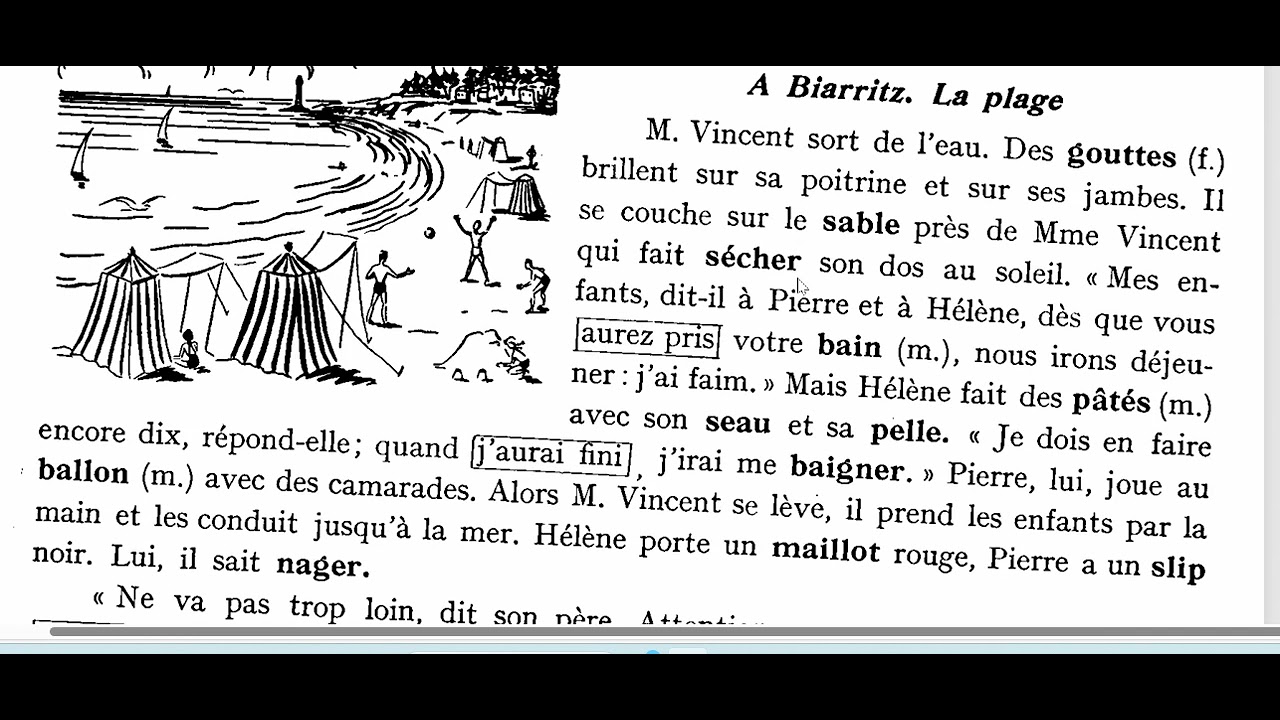 Learn French with madame Maha Leçon 225 Le futur antérieur Lecture d'un texte