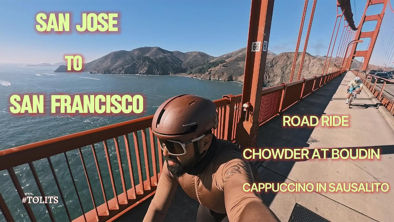 FROM SAN JOSE to SAN FRANCISCO / SAUSALITO 🚴🌉
