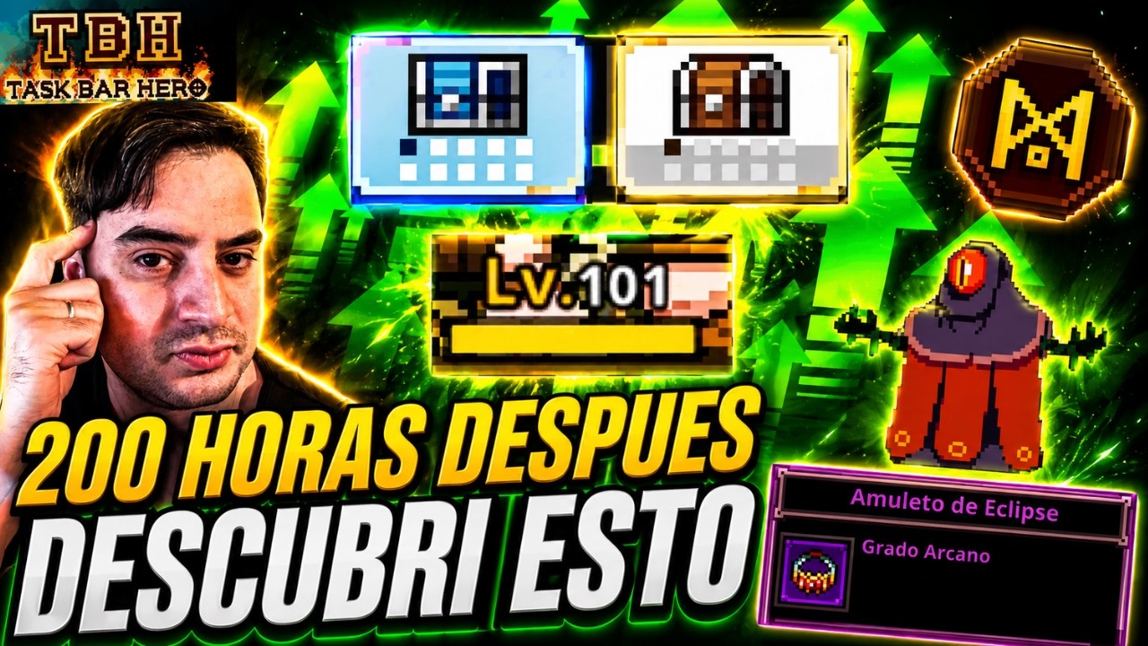 🔥 10 Trucos que Ojal&aacute; Hubiera Sabido ANTES en Task Bar Hero (200 Horas Despu&eacute;s)