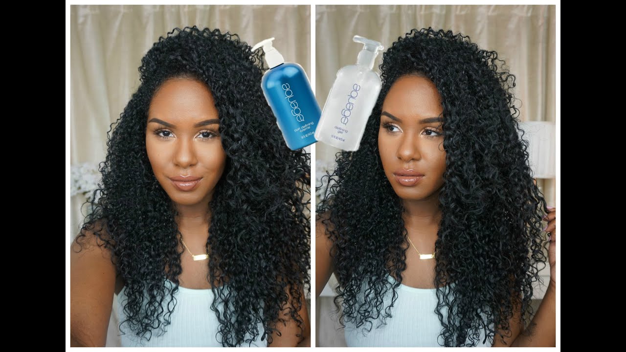 Kelsey's Curly Hair Routine Using Aquage Products