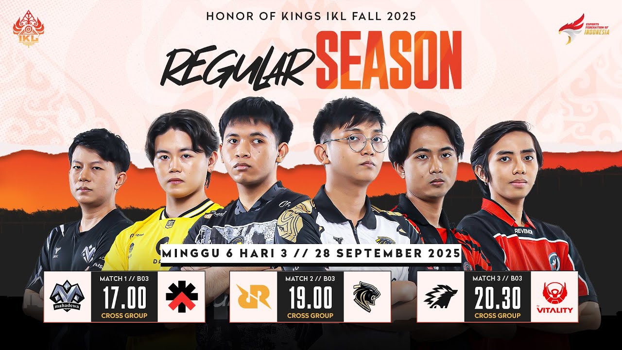LIVE | IKL Fall 2025 | Regular Season Minggu 6 Hari 3