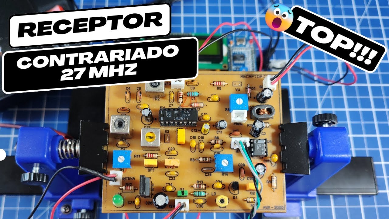 Receptor de PX caseiro - Homemade radio 11 meters