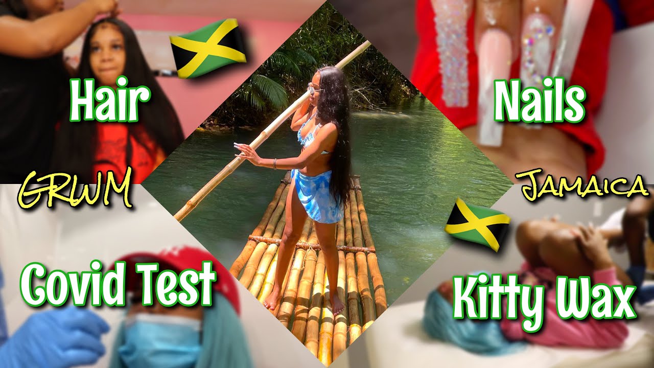 Prepare With Me For Jamaica 🇯🇲 | hair, nails, lashes, wax, c0vid test