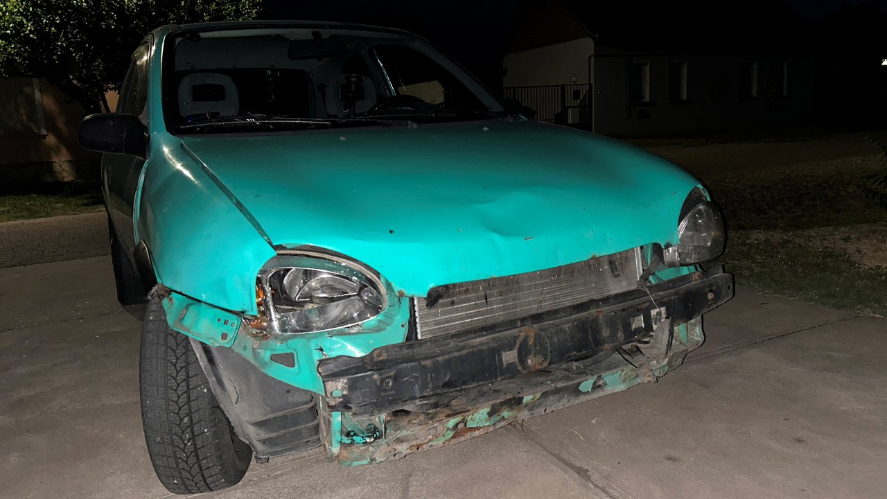 Opel Corsa B Front End Repair – Post Deer Accident  GarageVlog Ep. 1.