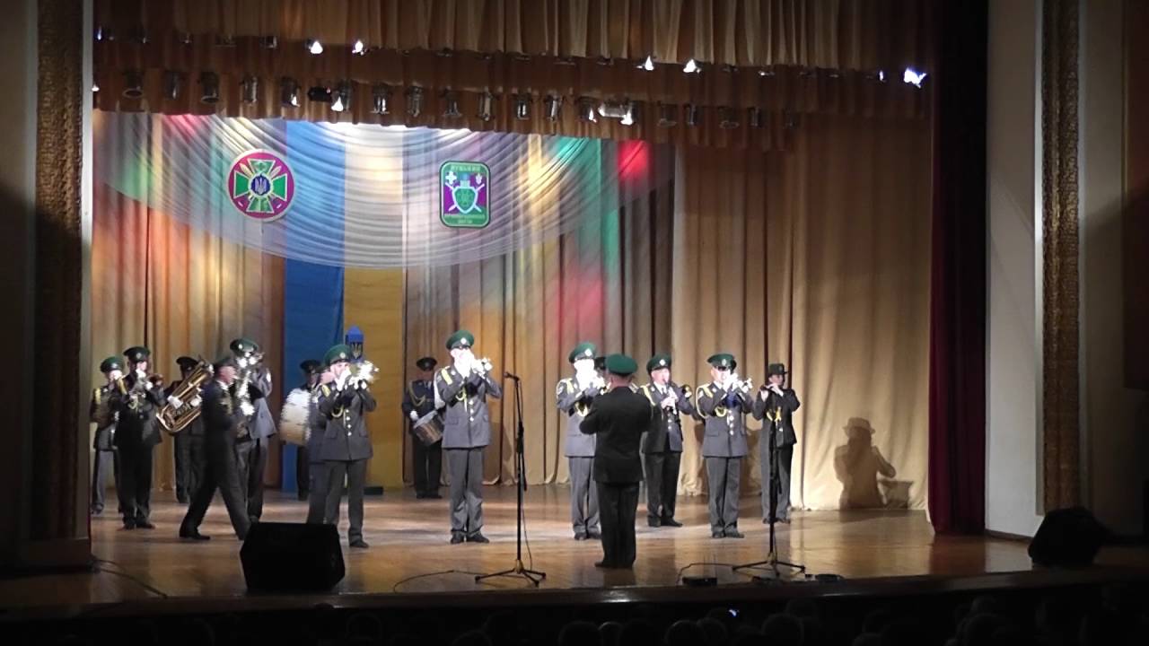День прикордонника. Дефіле військового оркестру Луцького прикордонного загону