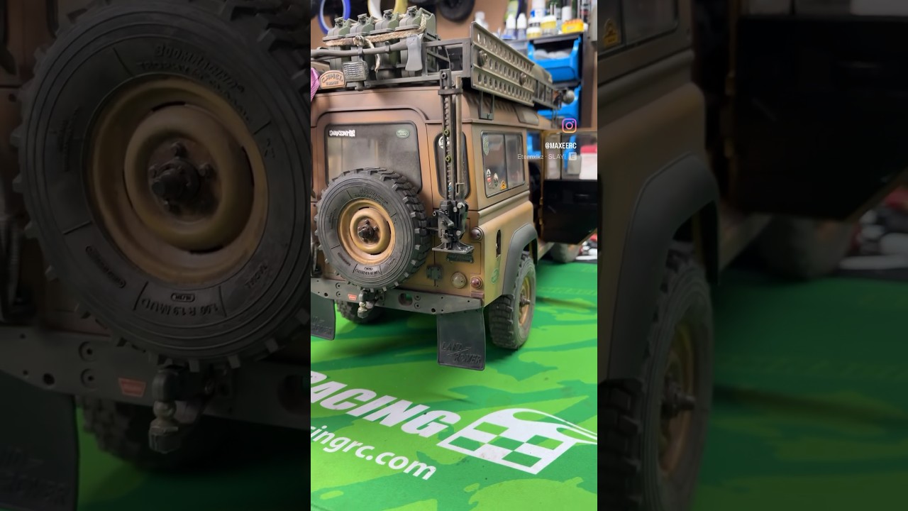 Boom Racing BRX02 New Mud Flaps Camel Trophy #offroadrc #defender