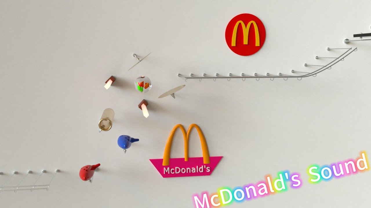 Для воспроизведения звуковых эффектов рекламы логотипа McDonald's я использовал 29 различных инст...