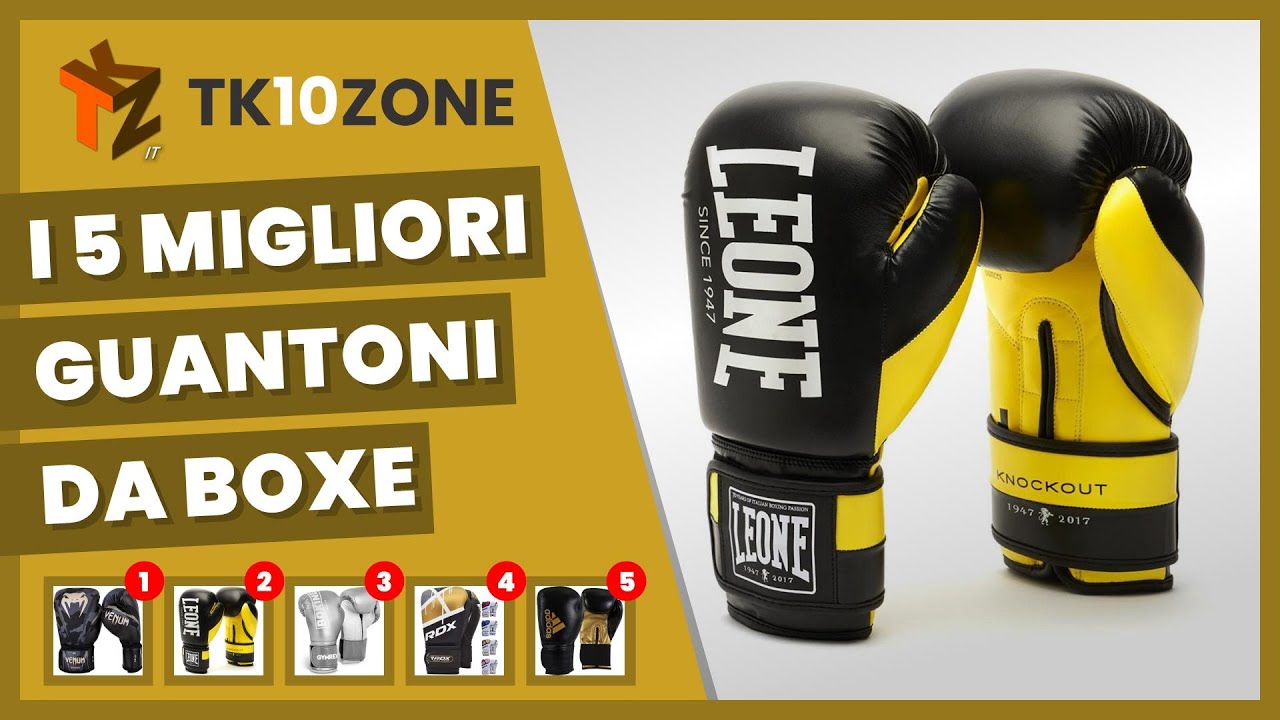 I 5 migliori guantoni da boxe