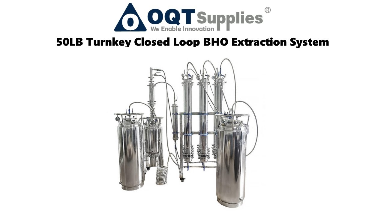 50LB Turnkey Closed Loop BHO Extraction System
