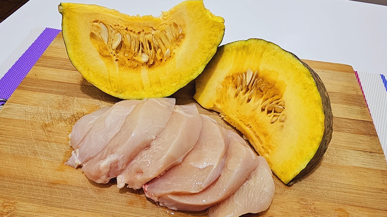 fiquei sem fala !!!  Abóbora com frango ?  a melhor receita que já fiz amei