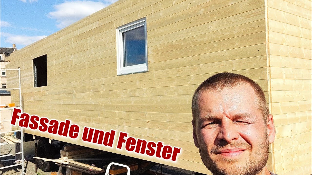 🏡Fenster und Fassade bauen beim autarken Tiny-house Projekt [F10]
