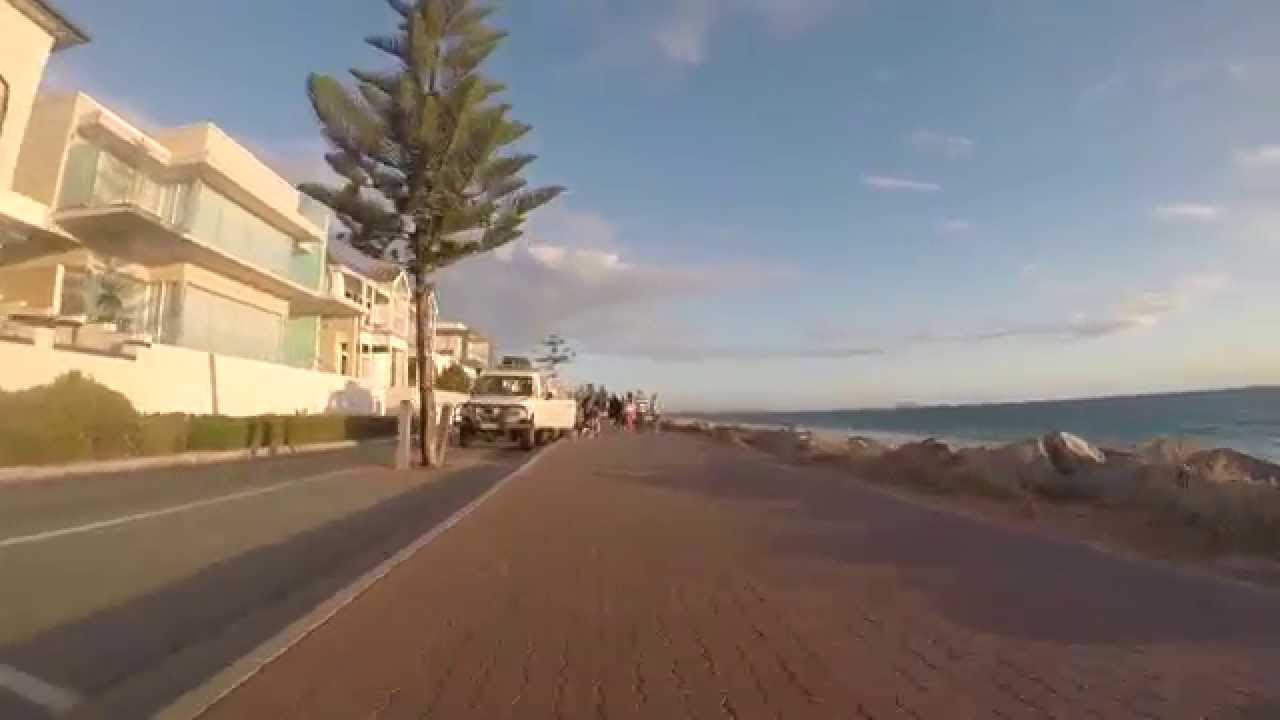 Scooting through Grange,Adelaide, Australia at 8 times speed