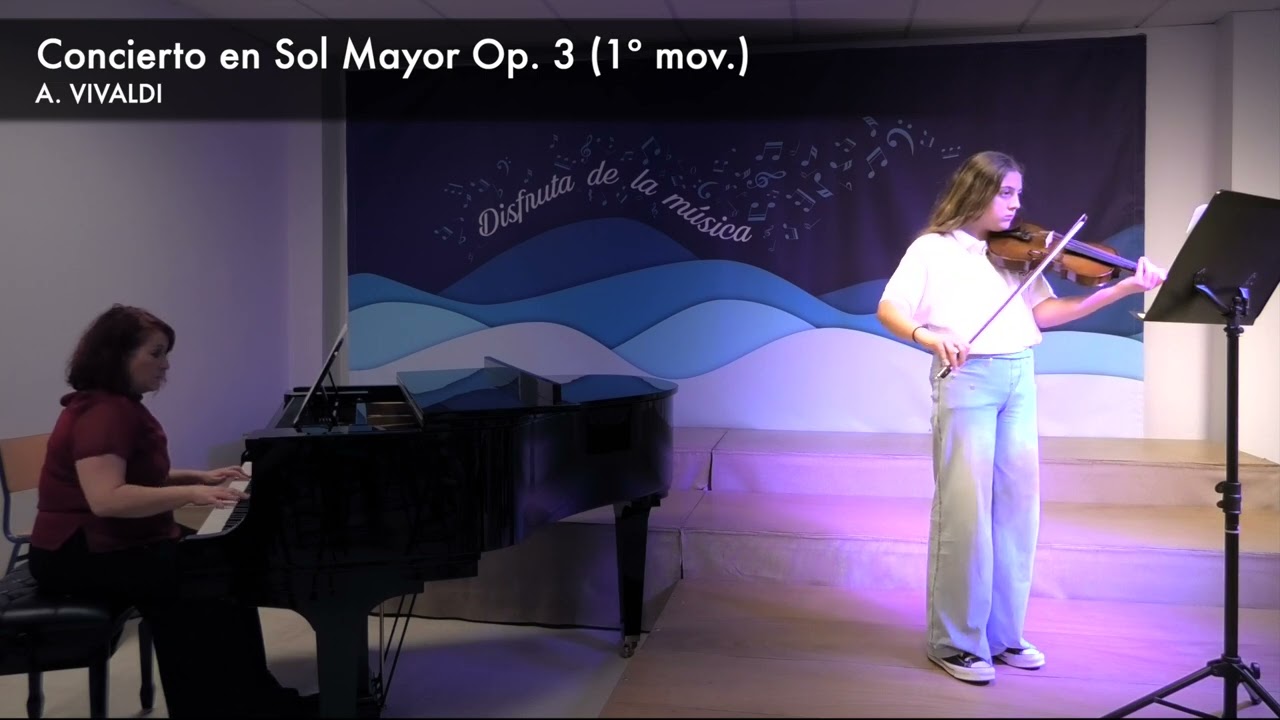 A. VIVALDI: Concierto en Sol Mayor Op. 3 (1º mov.) (Conservatorio de Coria)