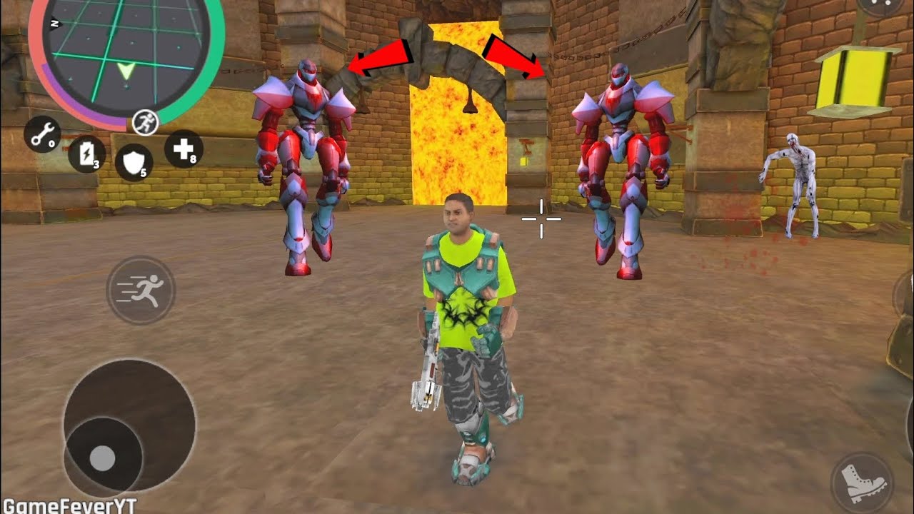 Vegas Crime Simulator 2 (Vegas Hero Fight Fire House Boss) Huge Robot Boss - Android Gameplay HD