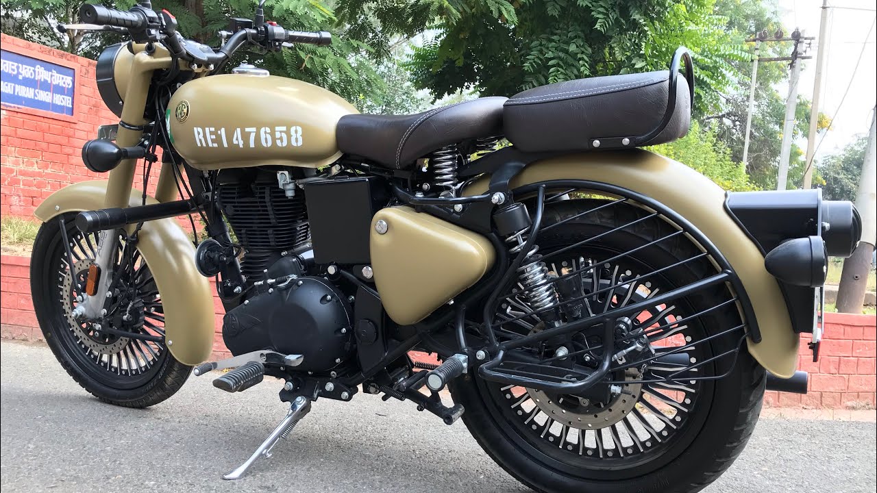 Royal Enfield Bullet 350 Classic Signals | Multispoke Alloys | Stormrider Sand | Walkaround.