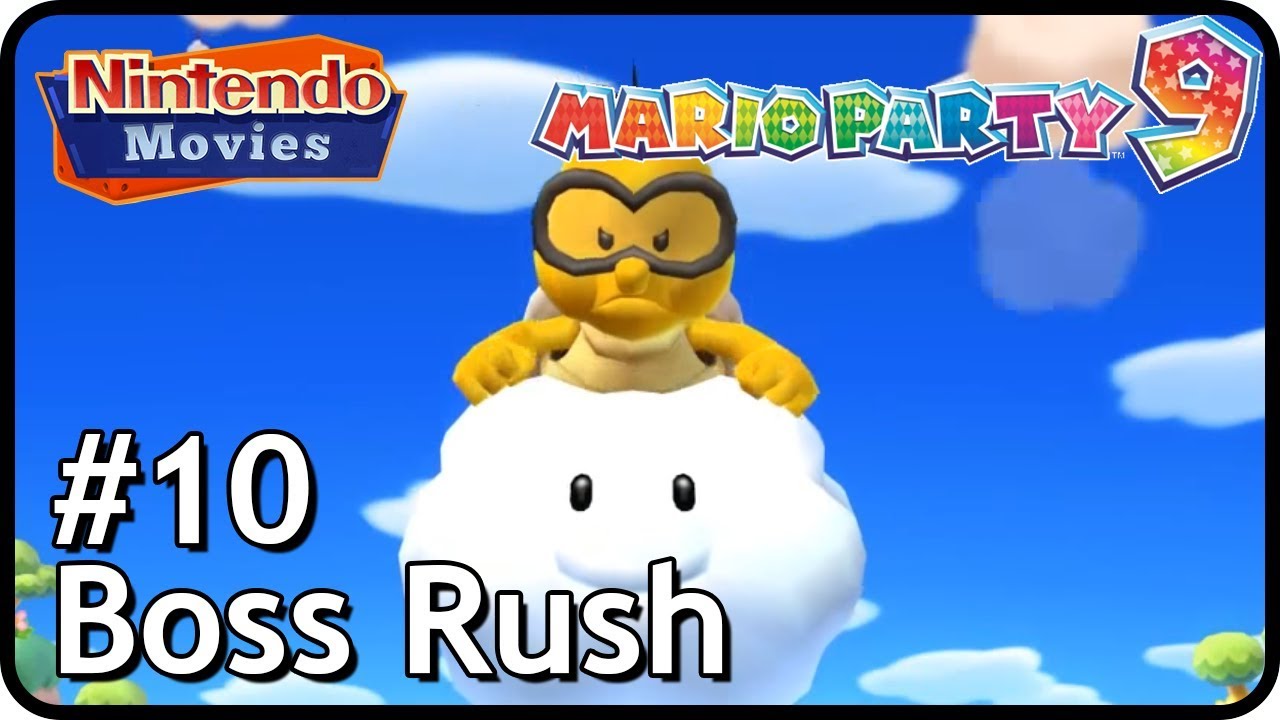 Mario Party 9 - Boss Rush #10 (Multiplayer, All Bosses)