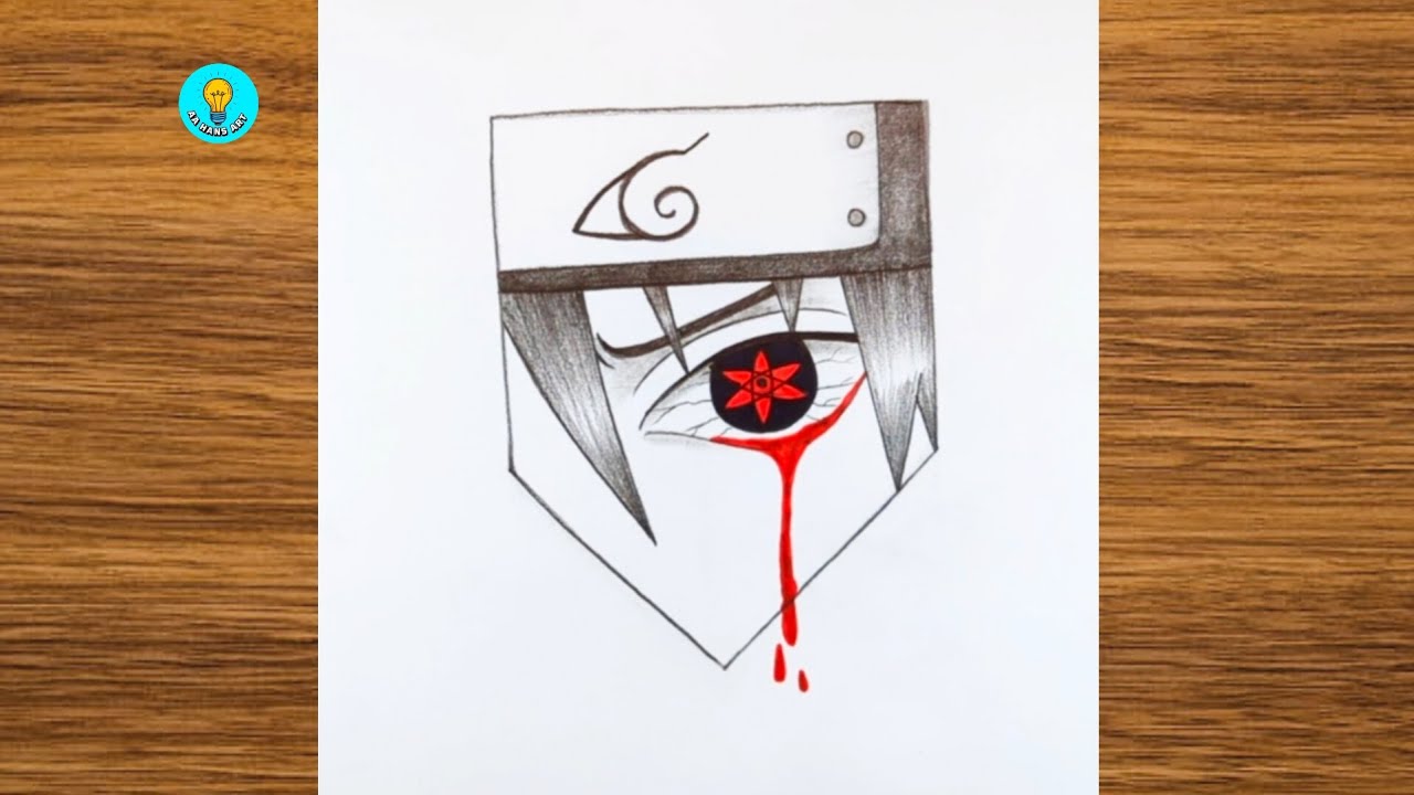 How to Draw Sasuke Eye | Step By Step Tutorial For Beginners 