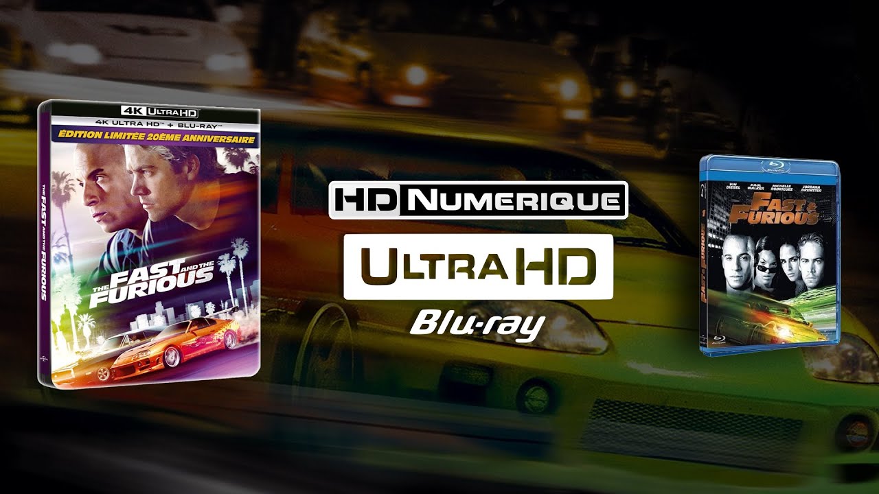 Fast and Furious (2001, The Fast and the Furious) : Comparatif 4K Ultra HD vs Blu-ray