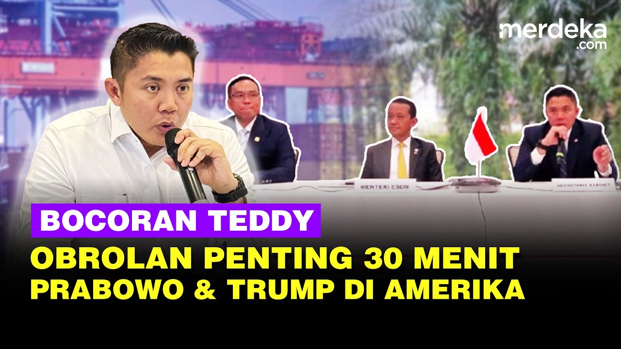 Seskab Teddy Bocorkan Obrolan 30 Menit Prabowo & Trump, Bahas Impor hingga Sawit