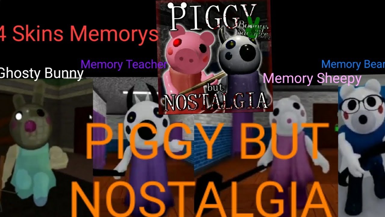 Como Conseguir Las Skins De Memory Sheepy,  Teacher , Beary Ghosty Bunny En Piggy But Nostalgia