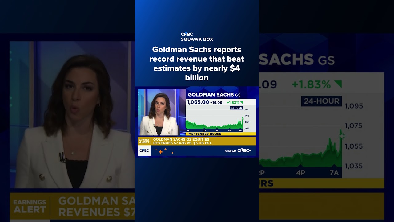 Goldman Sachs отчитался о рекордной выручке, превысившей прогнозы почти на 4 миллиарда долларов
