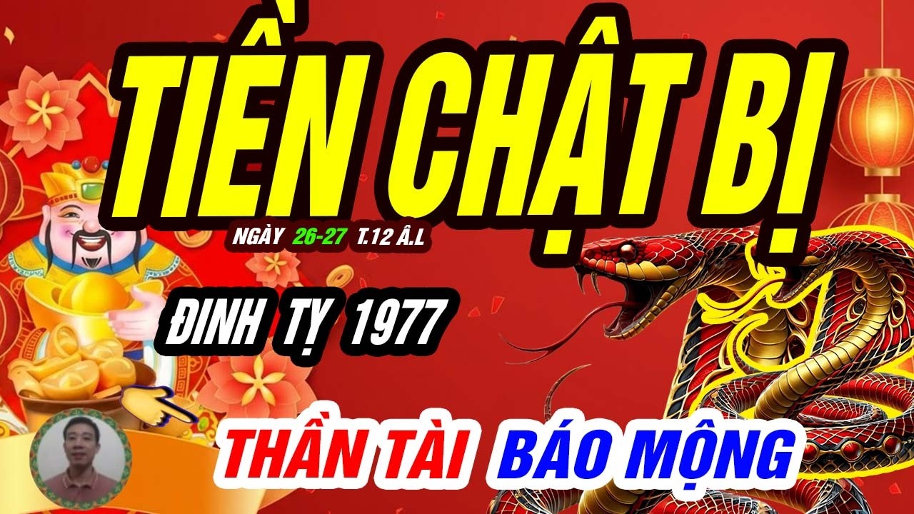 Sắc sảo và quyết đoán phút chót! ĐINH TỴ 1977 Đúng 2 ngày định mệnh Cuối năm giàu bất ngờ