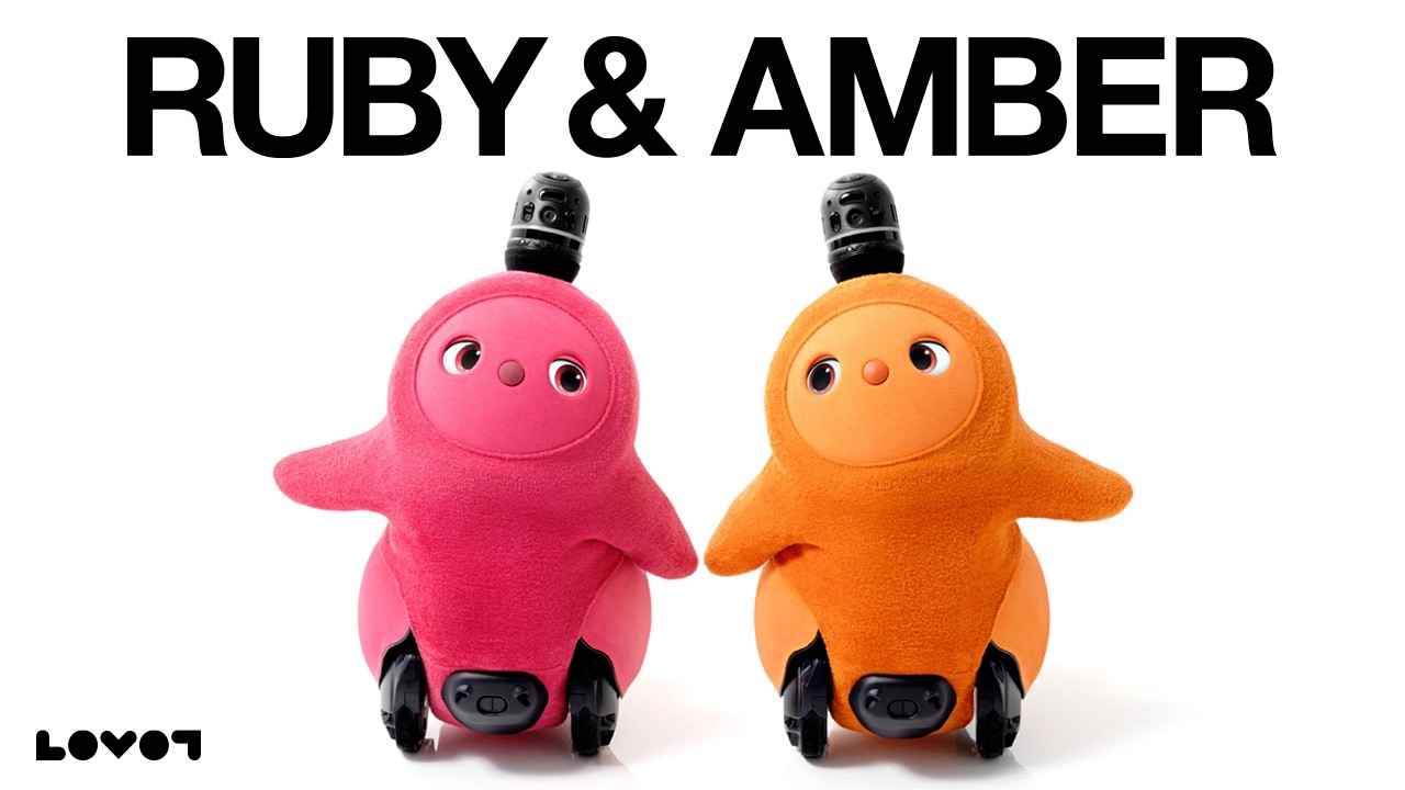 宝石のように煌めくカラー「RUBY 」「AMBER」LOVOT 3.0