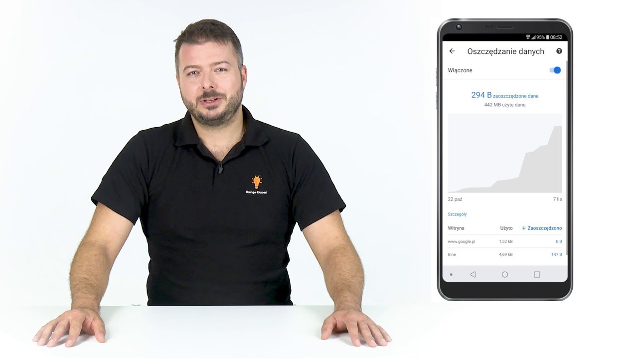 ORANGE EKSPERT - Jak ograniczyć transmisję danych w telefonie z Androidem?