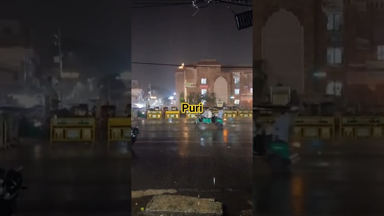 Heavy rain in puri🌧️🌧️🌧️#puri#jagannath
