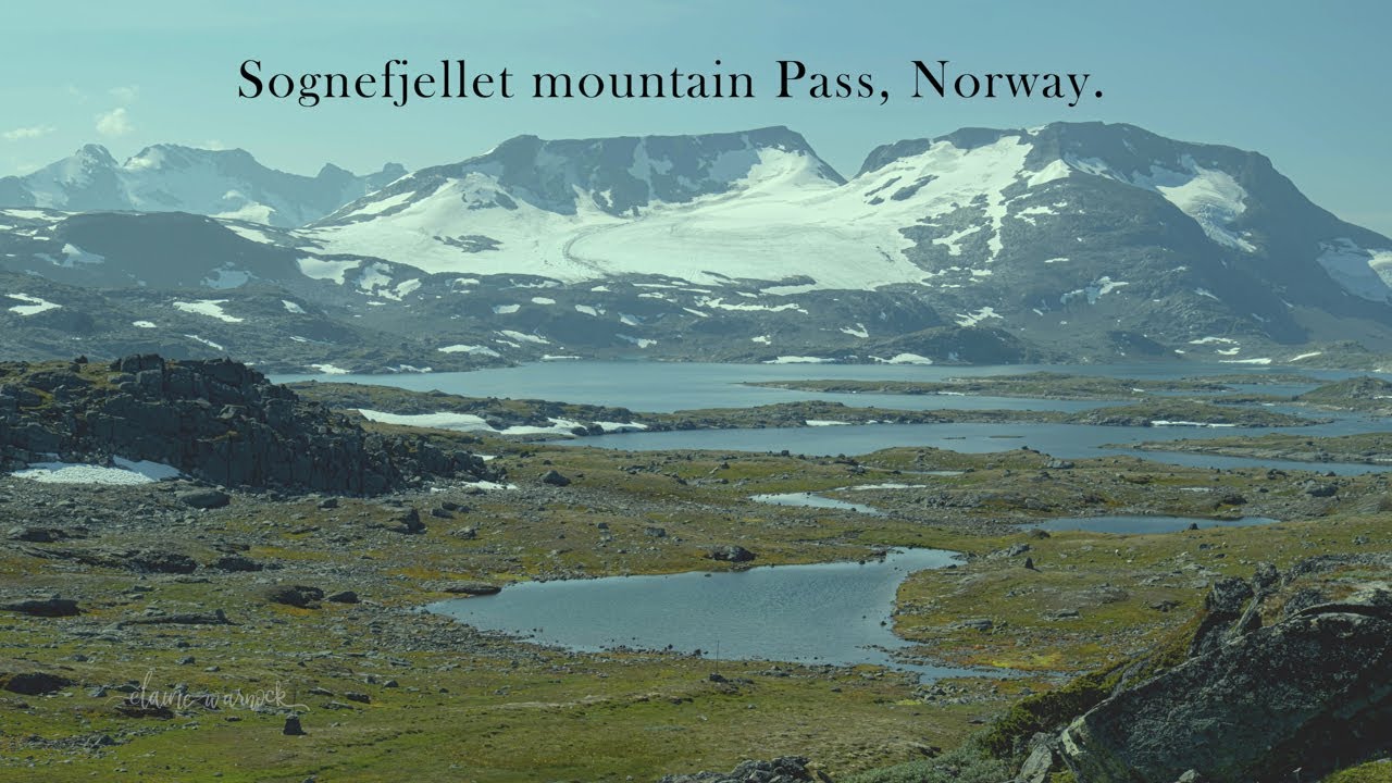 Sognefjellet mountain pass, Norway.