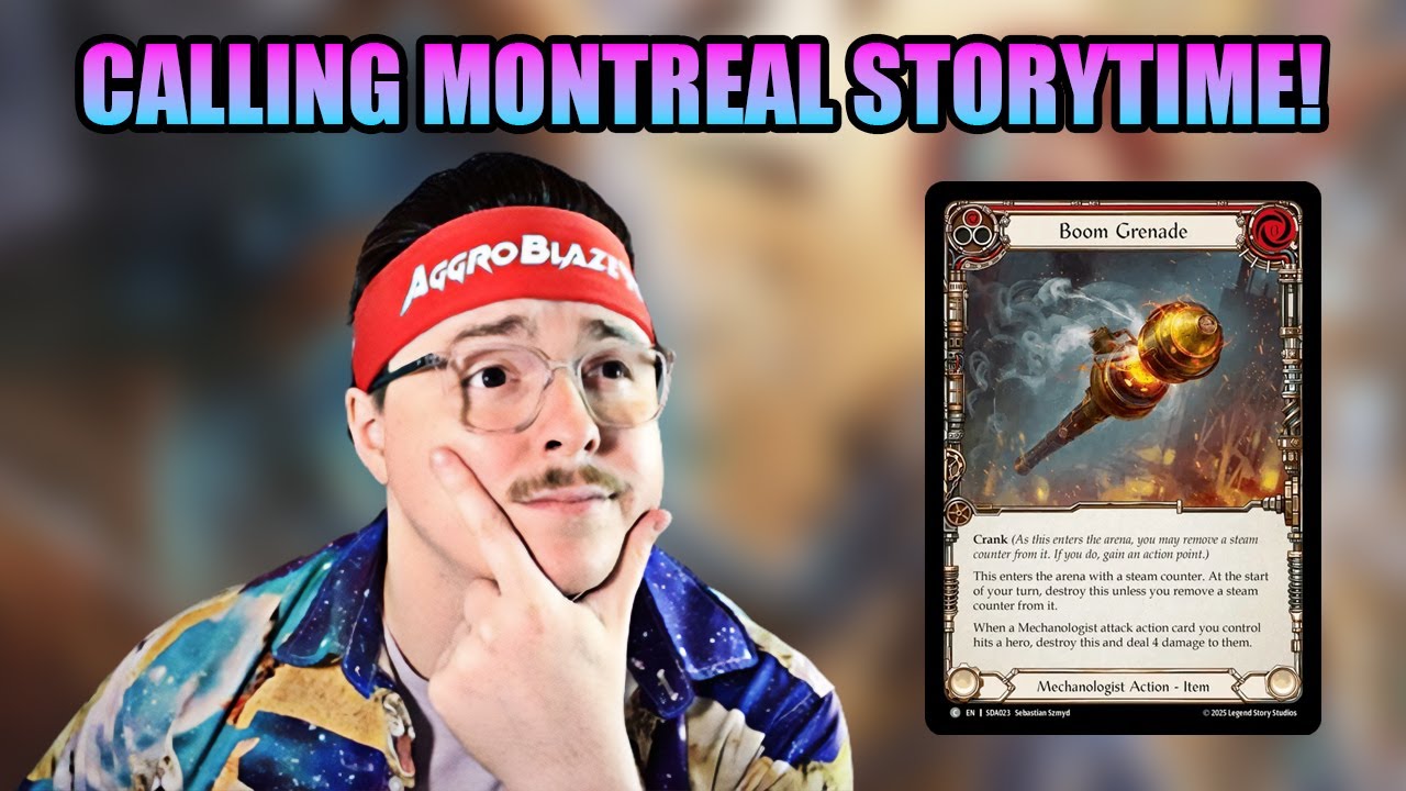 🔴Calling Montreal storytime + picking a new hero | Flesh and Blood TCG | !metafy !codex