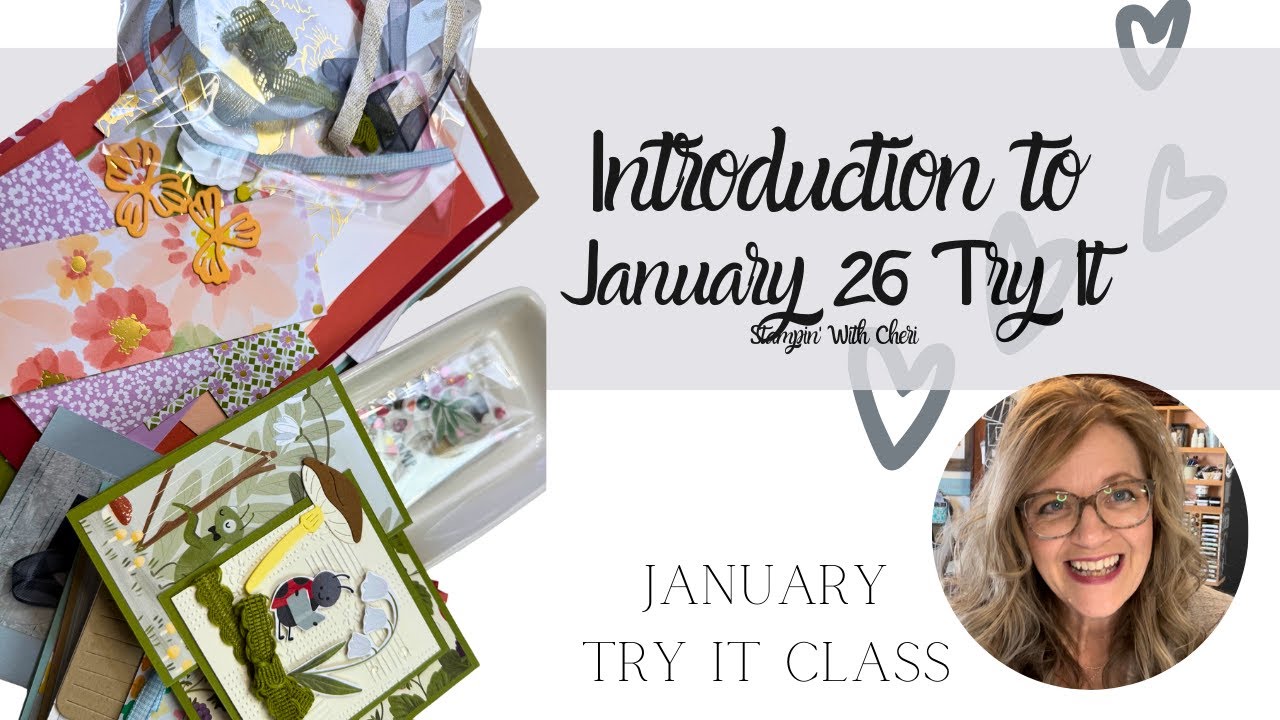 Stampin' Up! January 2026 Try It Class: Introduction
