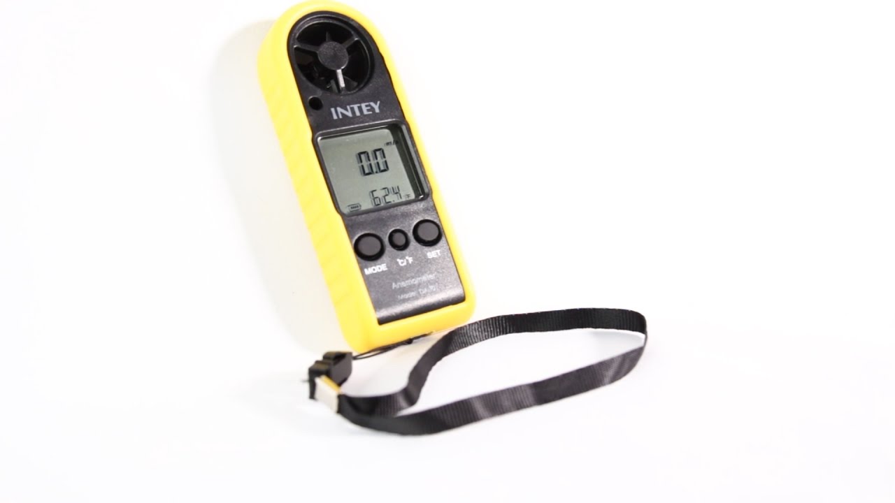 Review and HowTo of Tekvilla INTEY Digital Anemometer Portable Wind Speed Meter with Thermometer