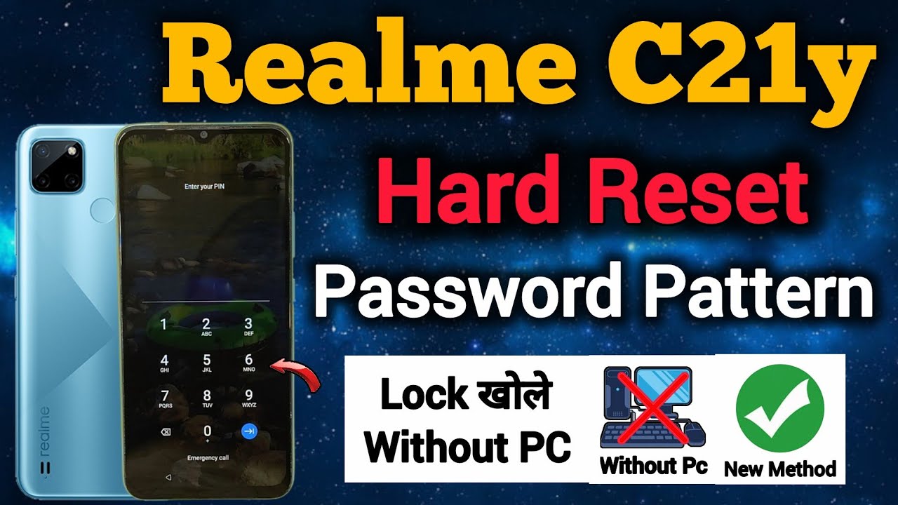 Realme C21y (RMX3261) || Hard Reset || Password Pattern Lock Unlock करे || Without Pc & Pin के 2025.