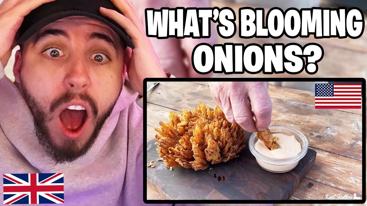 Brit SHOCKED at this American Dish! What's a Blooming Onion?