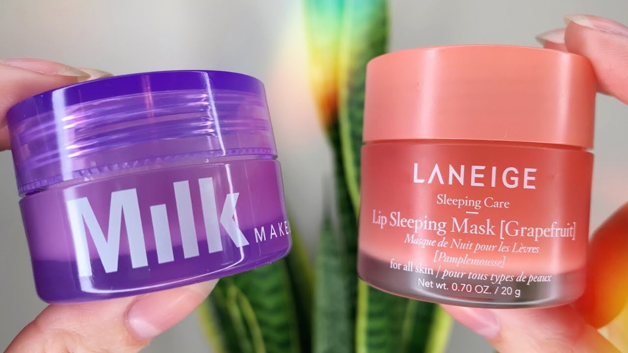 Milk Makeup Melatonin Overnight Lip Mask VS Laneige Lip Sleeping Mask