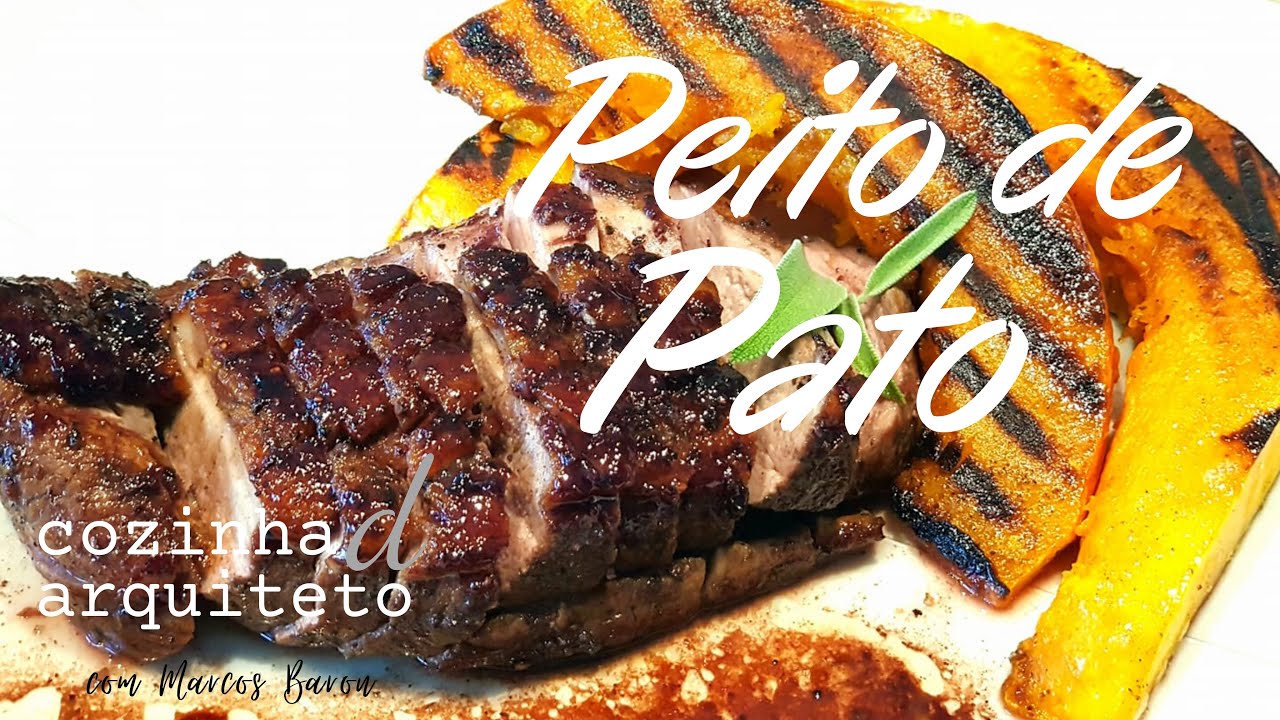 Peito de pato com mel e Vinho do Porto