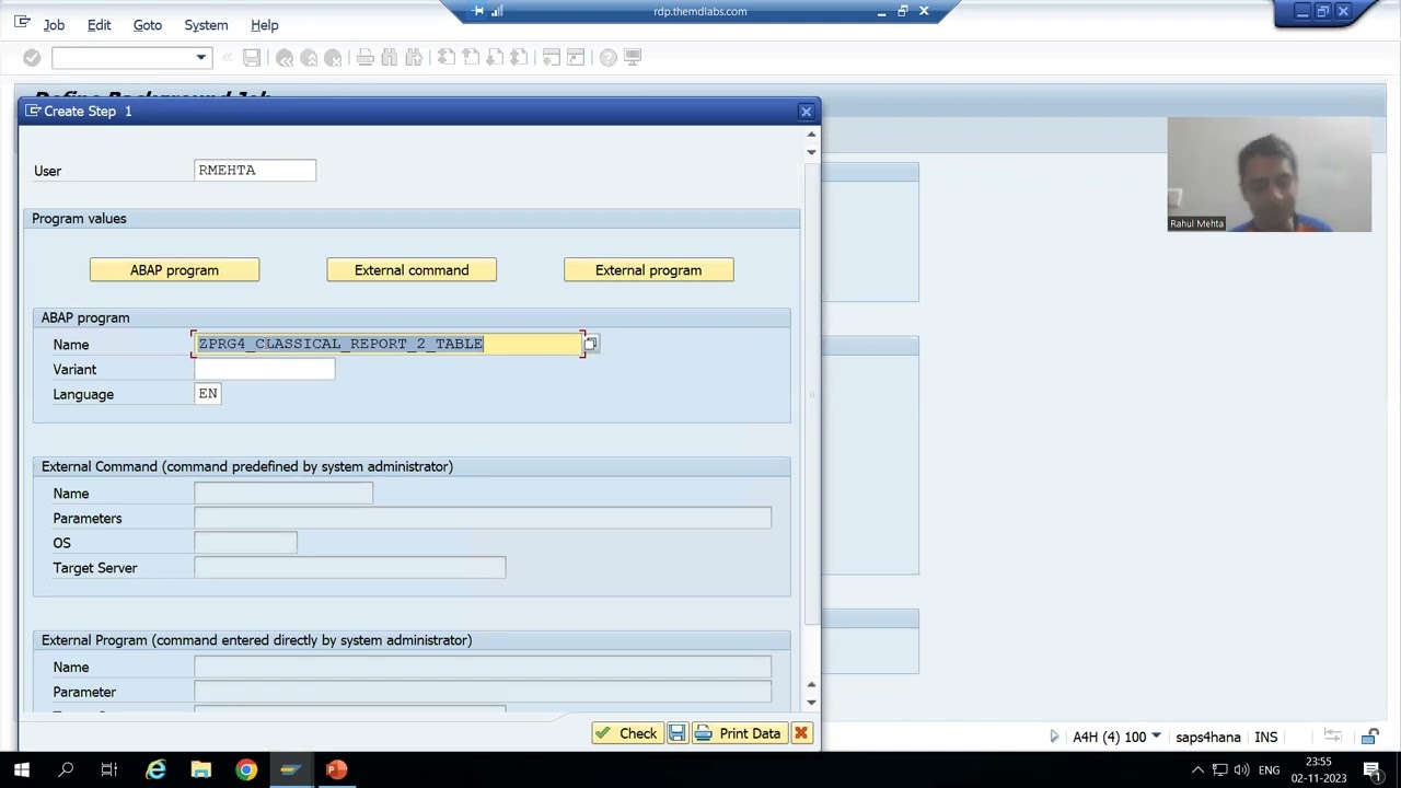 92 - Дополнительные концепции ABAP - Фоновые задания - JOB_OPEN, SUBMIT, JOB_CLOSE Часть 1