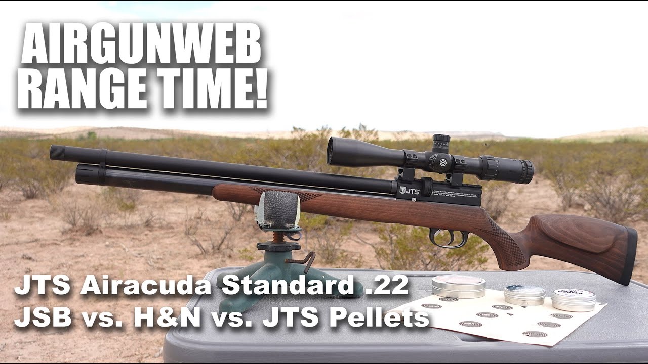 JTS Airacuda Standard .22 - Testing JSB, H&N, and JTS pellets for best accuracy!