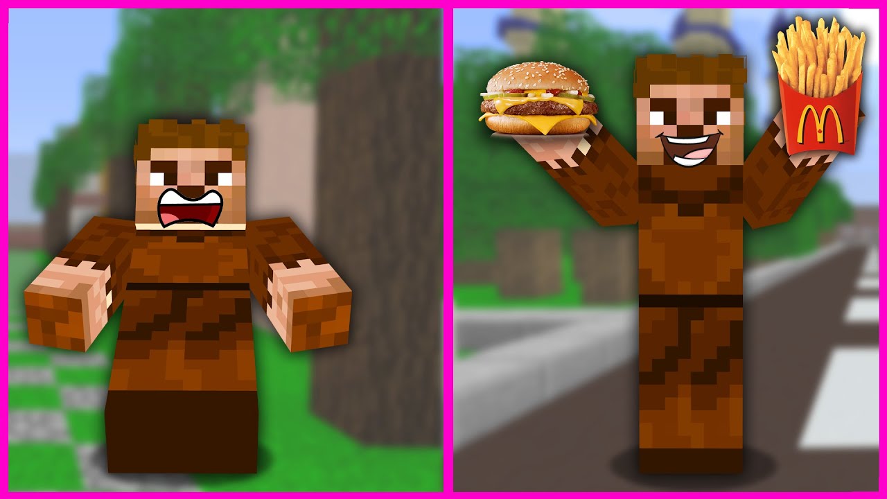 FAKİR ORU&Ccedil; TUTTU,A&Ccedil;LIKTAN BAYILDI! 😂 - Minecraft ZENGİN FAKİR HAYATI