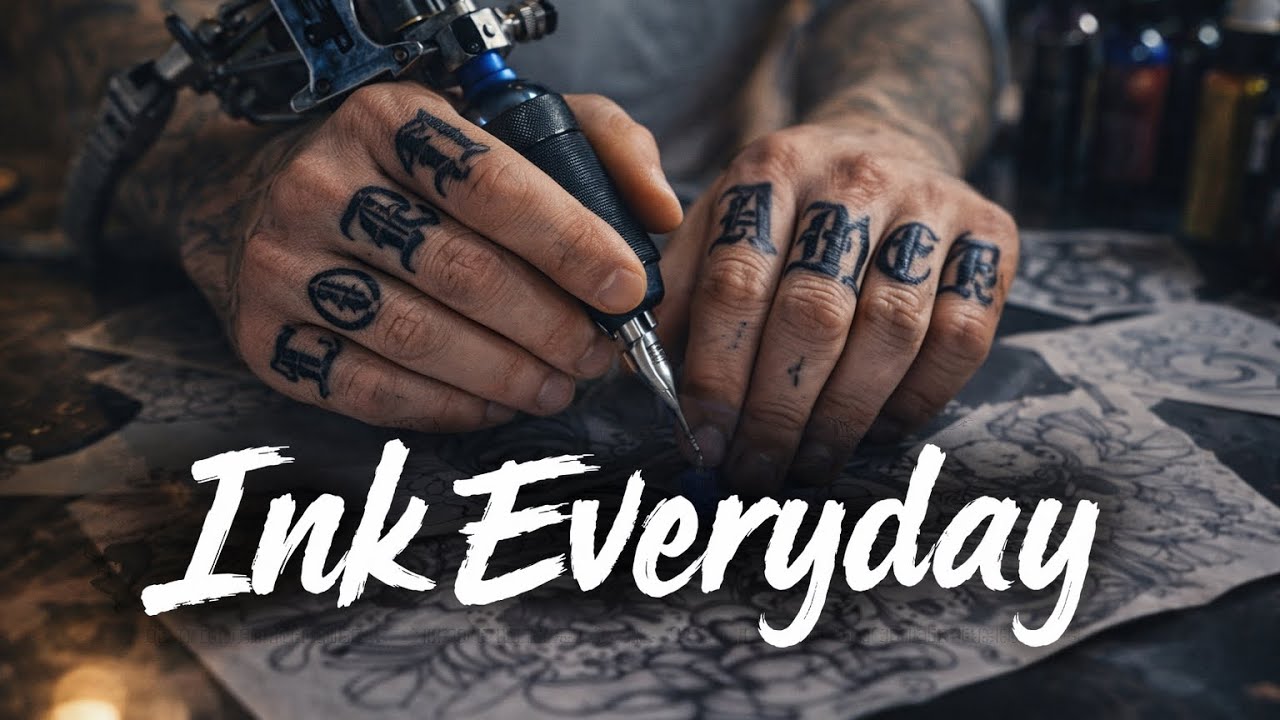 A Chill Day at the Tattoo Shop! Ink Everyday #1