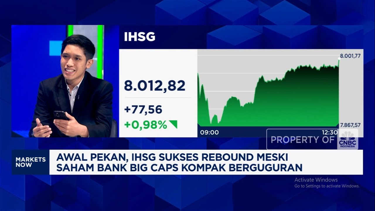 Saham Konglo Rebound, IHSG Berhasil Sentuh Level 8.000-an