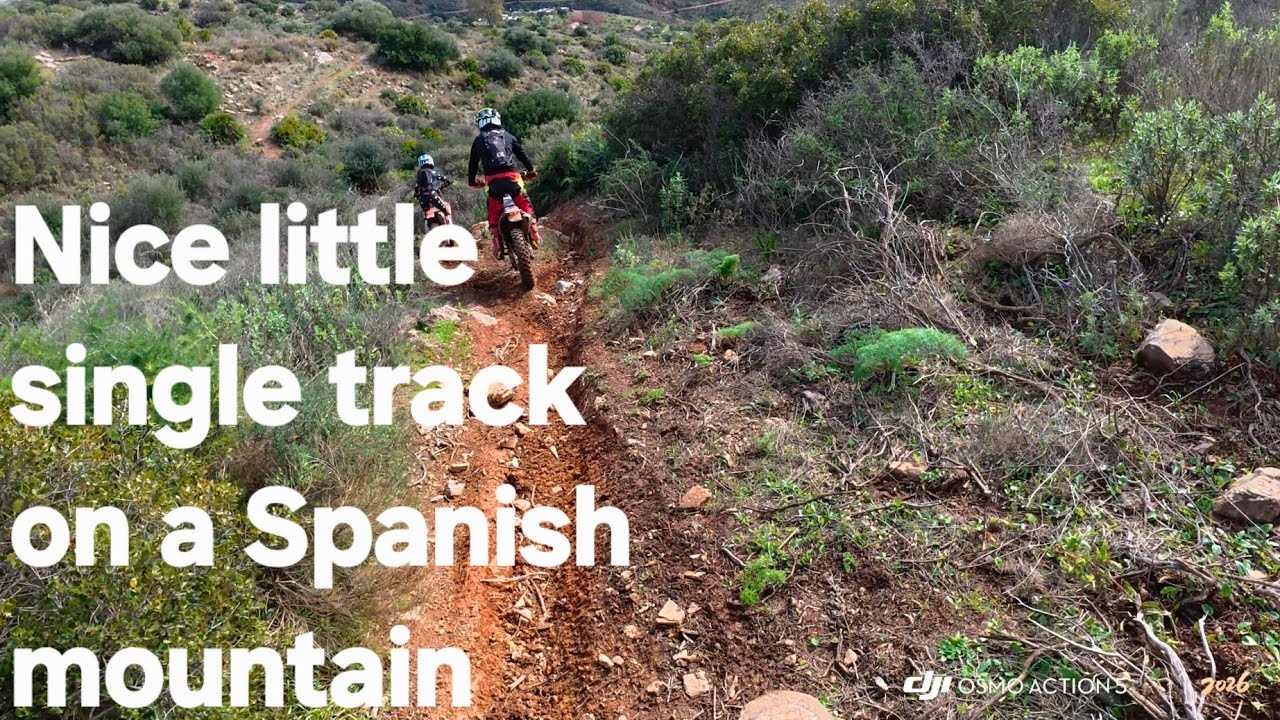 Spanish Mountain Single Track Ride | Surprise Oncoming Traffic | #Enduro #TrailRiding #Spain #MotoX