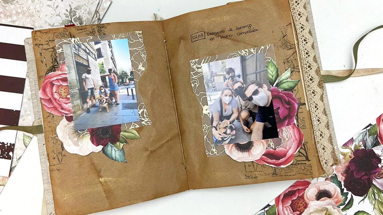 Decorando mi Junk Journal - Cumple de Butch