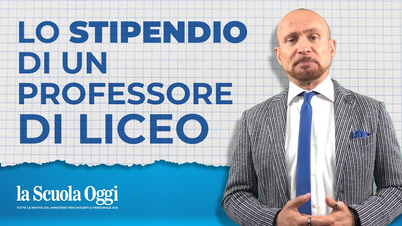 Stipendio professore liceo