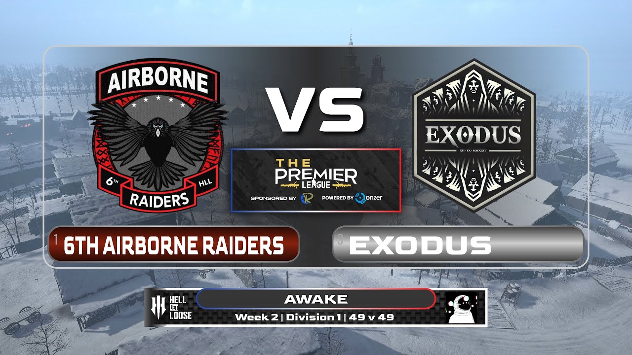 Hell Let Loose | 6th vs Exodus | The Premier League Div 1 Week 2 |  Kharkov