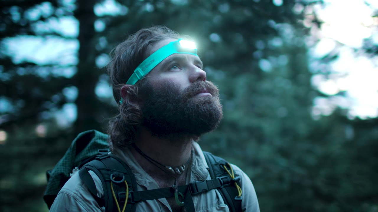 BioLite HeadLamp 330 For Hiking | Jet | Dusk & Dawn Series