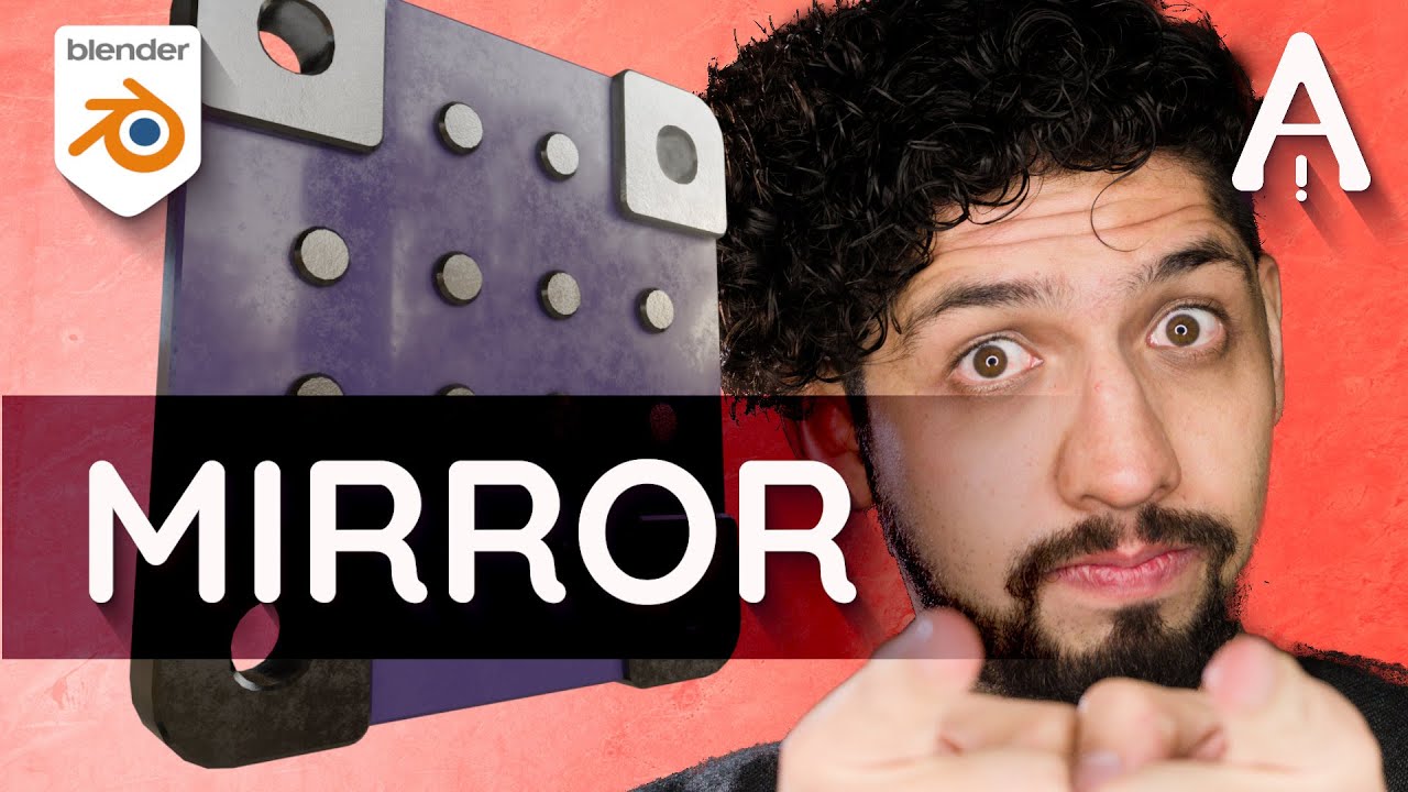 ¿Cómo usar el modificador Mirror? | Modelado 3D Blender